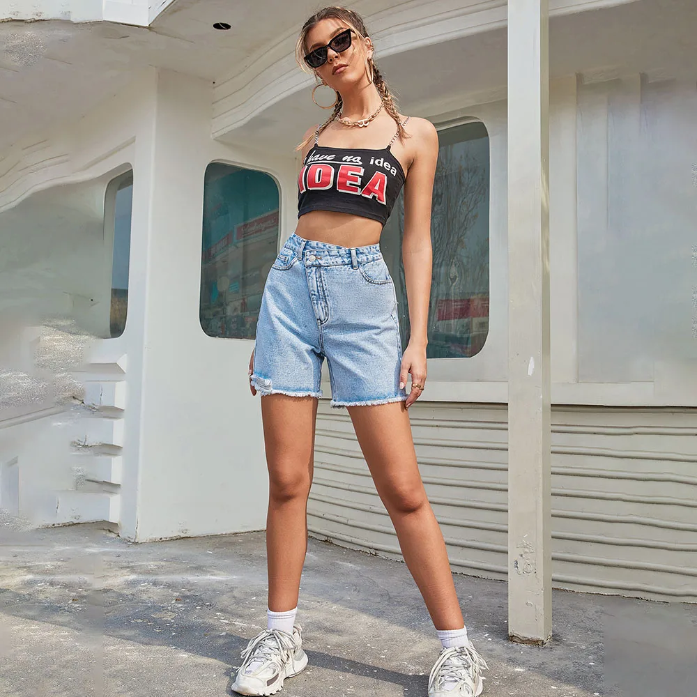 Casual Denim Shorts Women Jeans Feminino Woman High Waisted 2023 Korean Fashion Summer Slim Short Jean Femme - Image 4