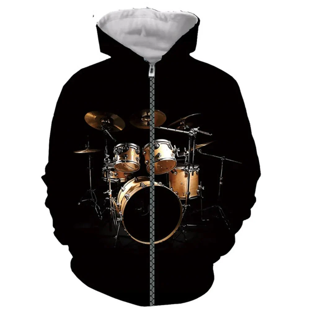 Casual Sports Piano Music Hoodie Fashion Pullover 3D Printing Zip Hoodie/Sweatshirt Women's Men's Christmas Sweater - Image 14