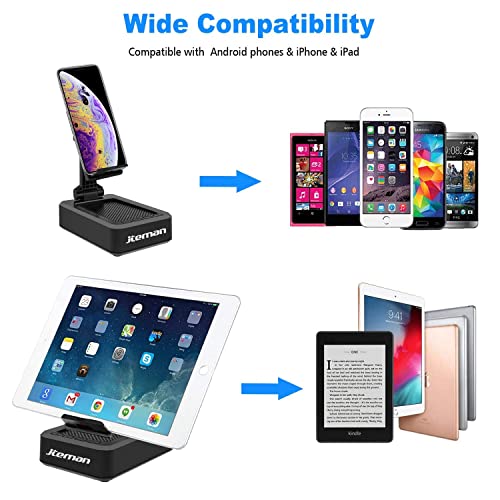Cell Phone Stand with Wireless Bluetooth Speaker and Anti-Slip Base HD Surround Sound Perfect for Home and Outdoors with Bluetooth Speaker for Desk Compatible with iPhone/ipad/Samsung Galaxy - Image 4