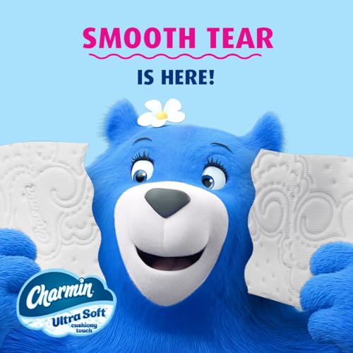 Charmin Ultra Soft Cushiony Touch Toilet Paper, 24 Family Mega Rolls = 123 Regular Rolls (Packaging May Vary) - Image 3