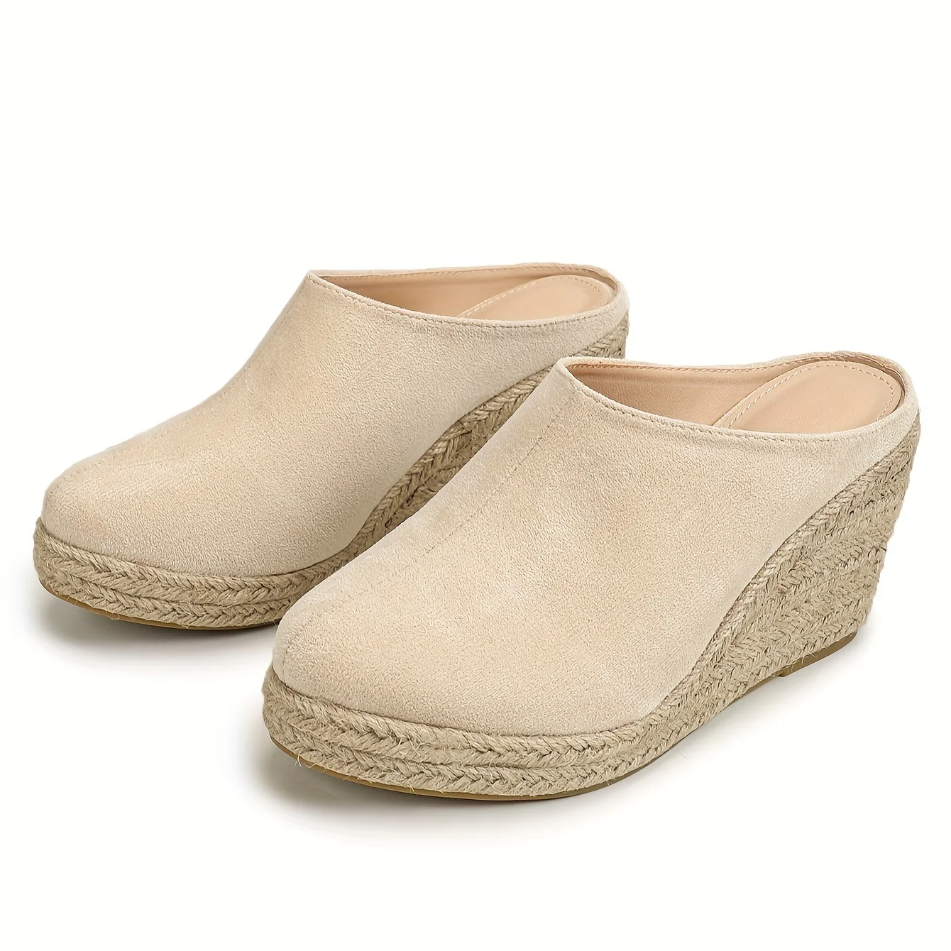 Chic Espadrille Wedge Sandals for Women - Comfortable Closed Toe Design, Easy Slip-On Access, Ideal for Casual Summer Wear & Stylish Outfits - Image 14