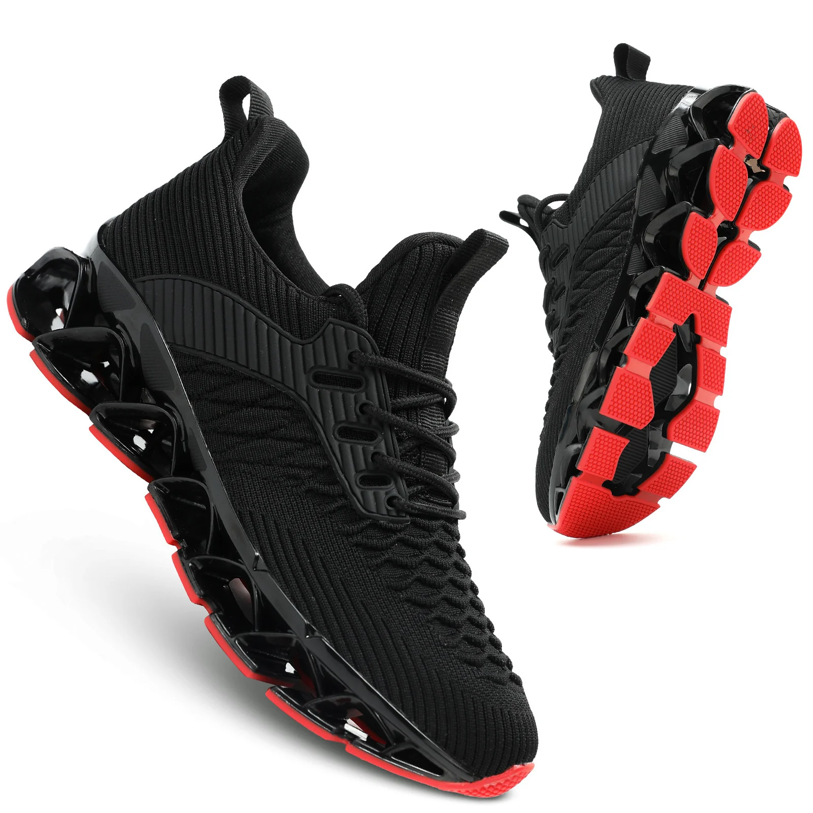 Chic Geometric Women's Sneakers for Fall – Breathable, Stabilizing, & All-Season Running Comfort - Image 12