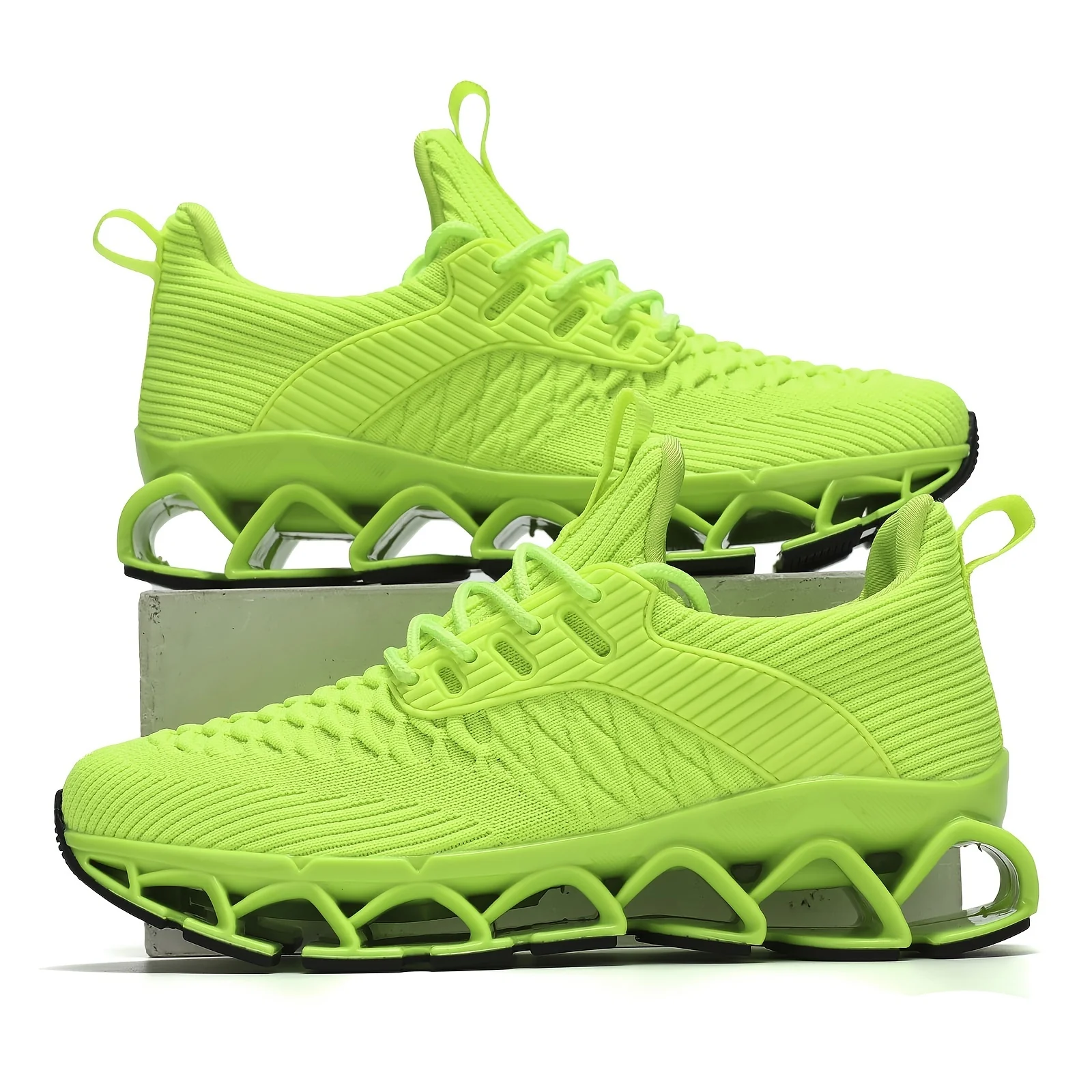 Chic Geometric Women's Sneakers for Fall – Breathable, Stabilizing, & All-Season Running Comfort - Image 5