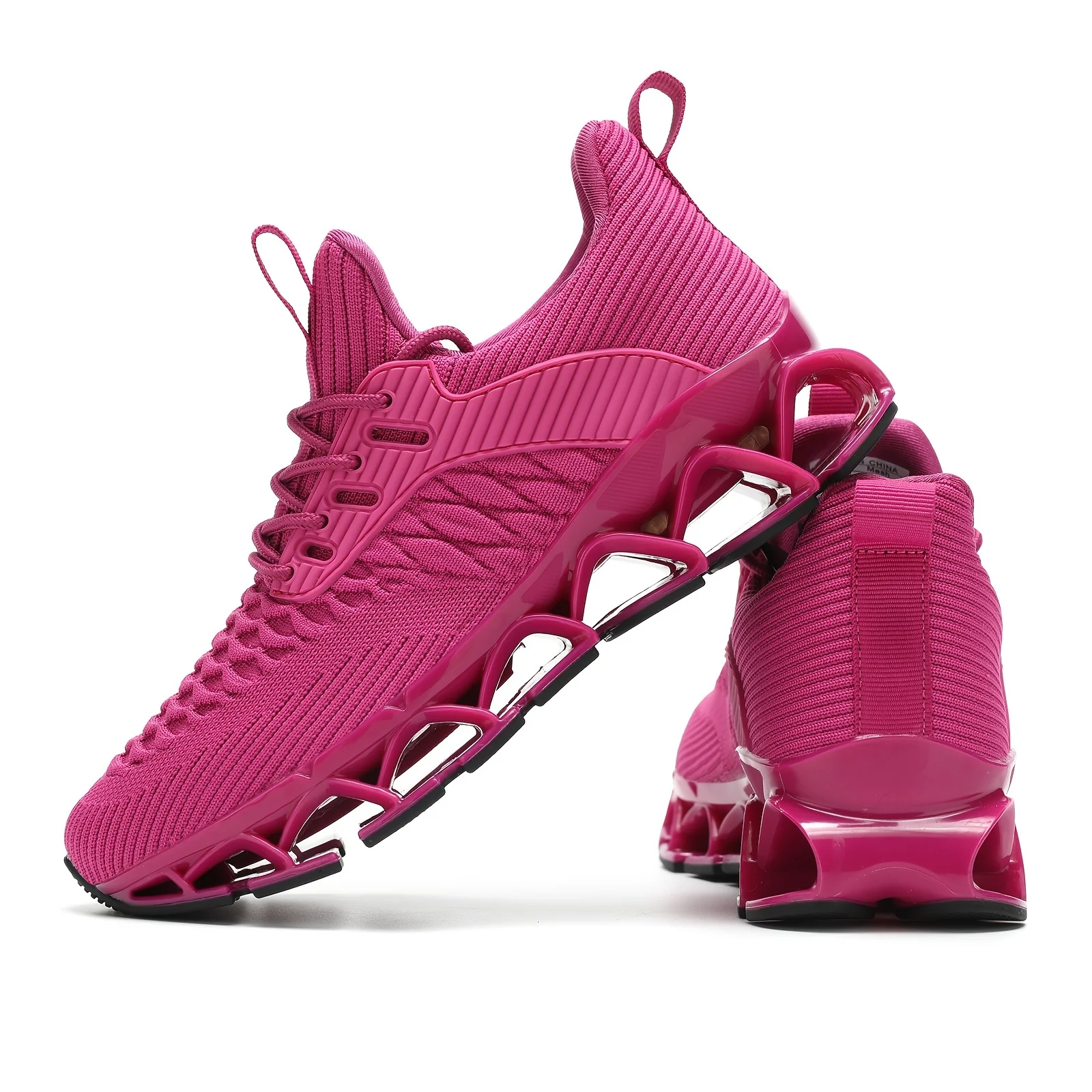 Chic Geometric Women's Sneakers for Fall – Breathable, Stabilizing, & All-Season Running Comfort - Image 6