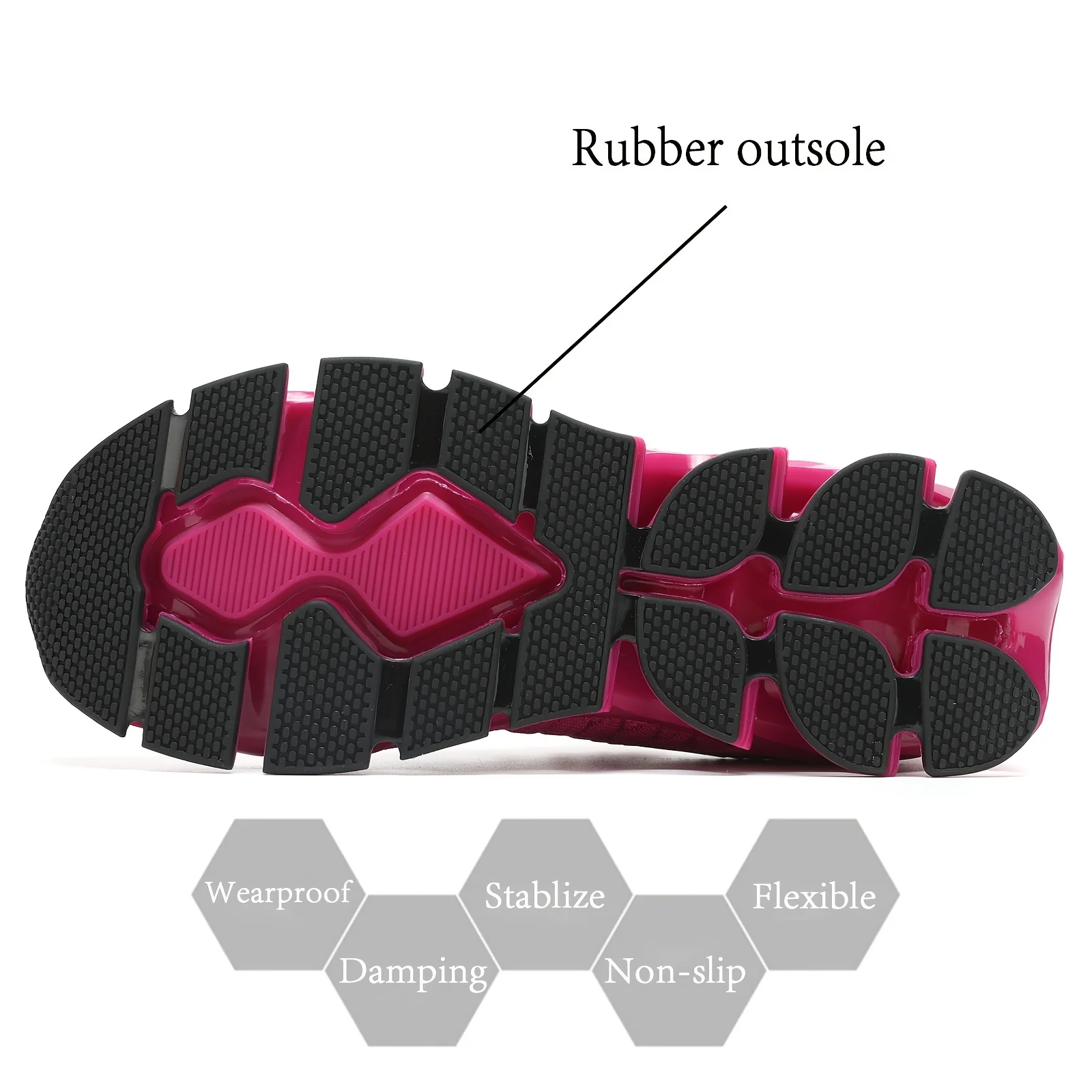 Chic Geometric Women's Sneakers for Fall – Breathable, Stabilizing, & All-Season Running Comfort - Image 8