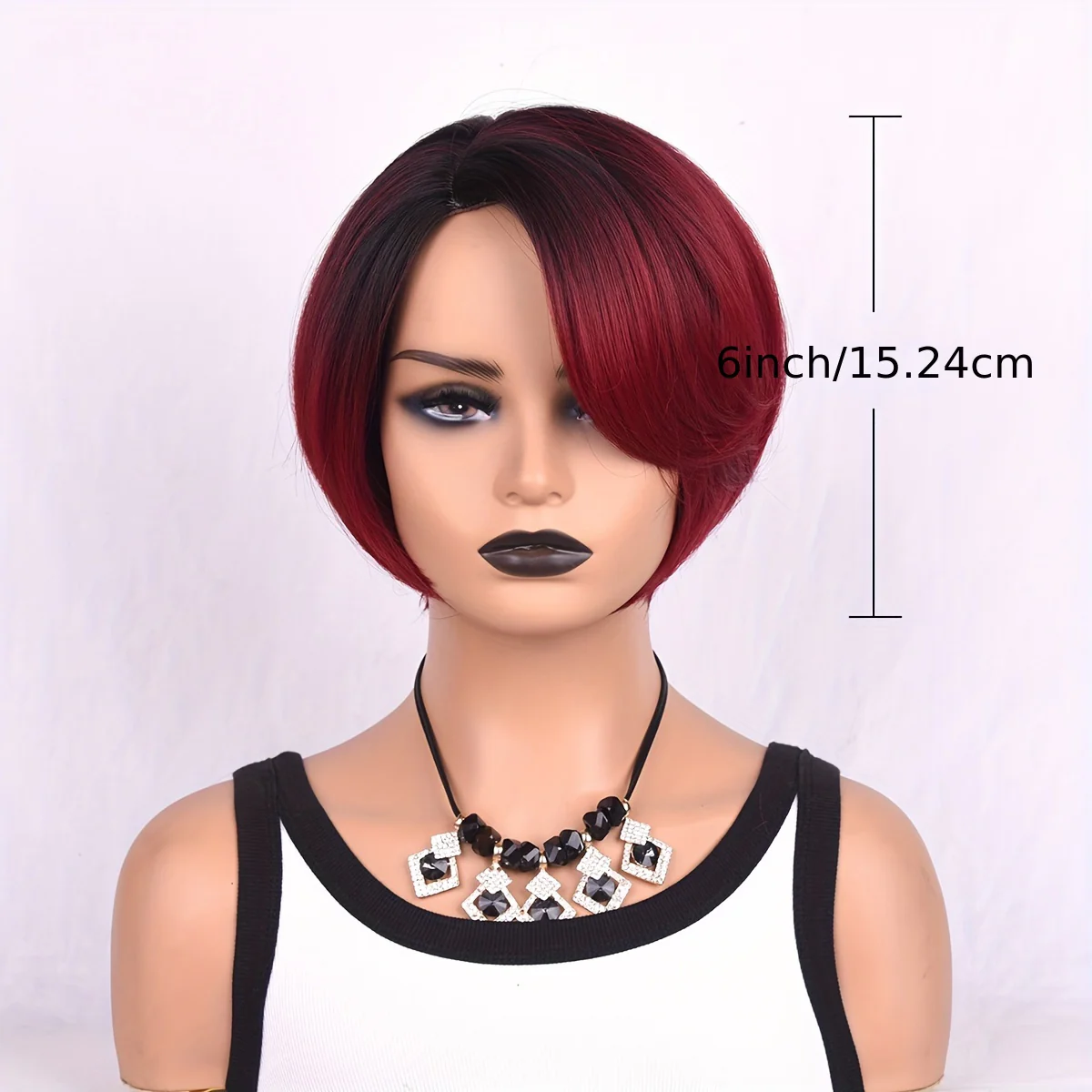 Chic Short Curly Pixie Wig - Synthetic Bob Style for Effortless Glamour - 6 Inch, Ideal for Daily Wear and Instant Makeover - Image 4