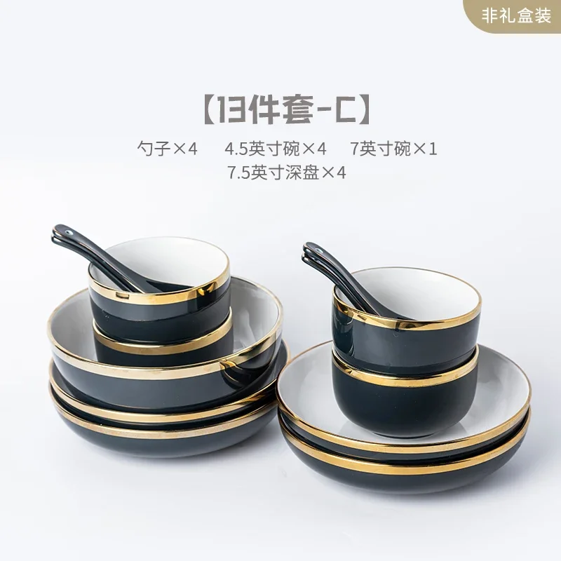 Children Cutlery Tableware Reusable Ceramic Bowl Cookware Utensil Dinner Plates Kitchen Dish Jogo De Talheres Cooking Pots Sets - Image 7