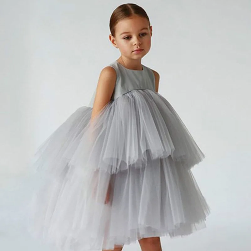 Children Luxury Party Formal Dress For Wedding Birthday Kids Christmas Ceremonies Dresses For Girls Lace Tutu Flower Girls Dress - Image 10