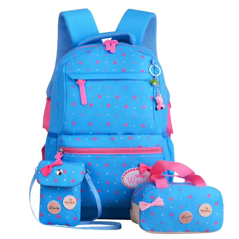 Children School Bags Teenagers Girls Printing Rucksack school Backpacks 3pcs/Set Mochila kids travel backpack Cute shoulder bag - Image 2
