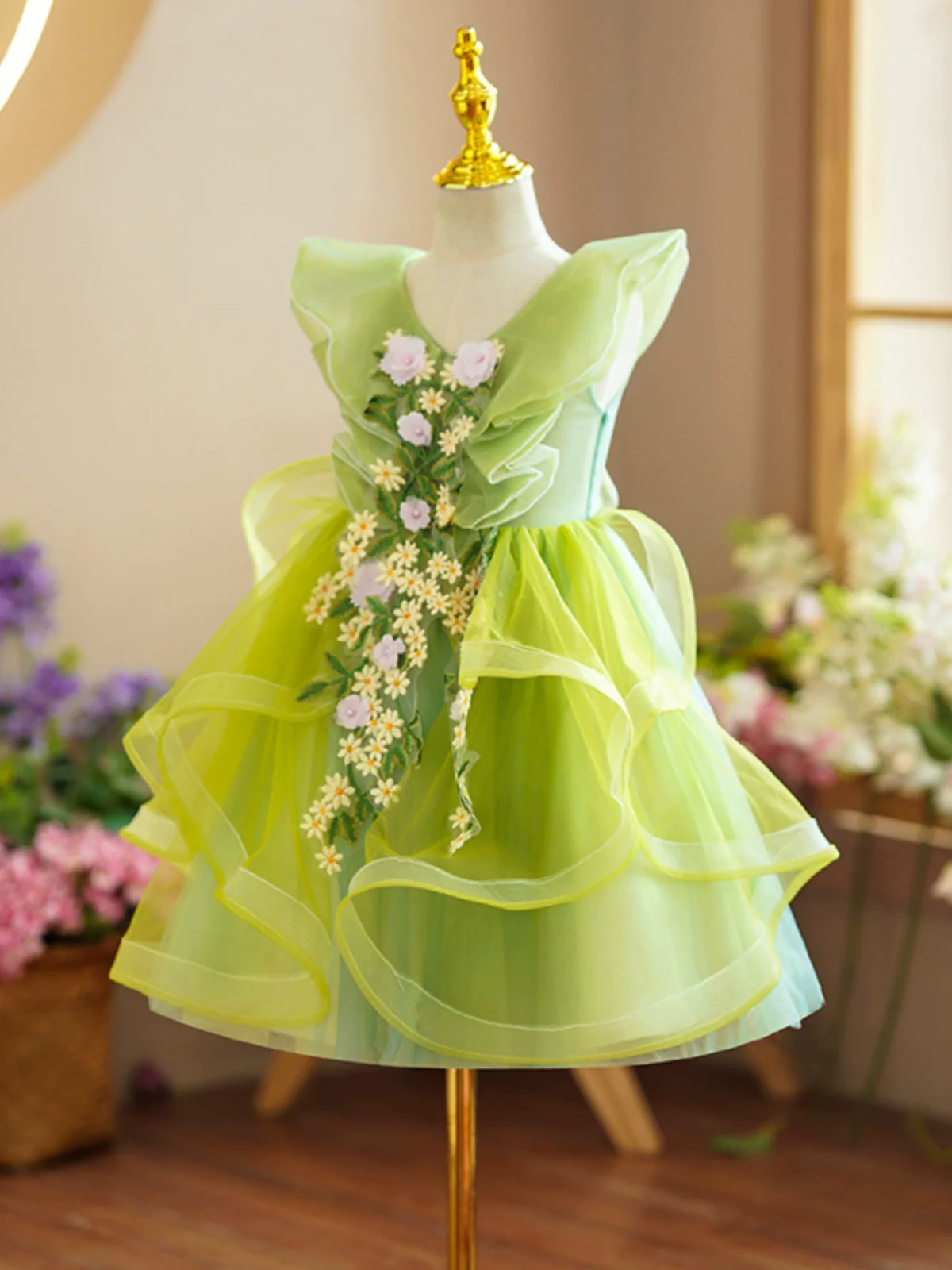 Children's Cute Princess Dress - Image 2