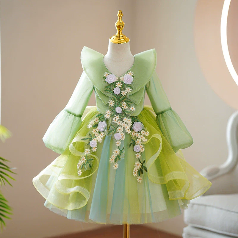 Children's Cute Princess Dress - Image 9
