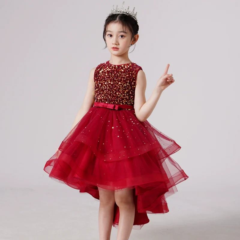 Children's Elegant Sequin Trailing Dress Piano - Image 5