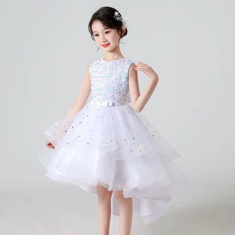 Children's Elegant Sequin Trailing Dress Piano - Image 8