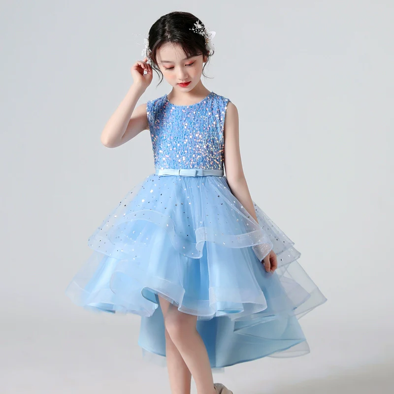 Children's Elegant Sequin Trailing Dress Piano - Image 9