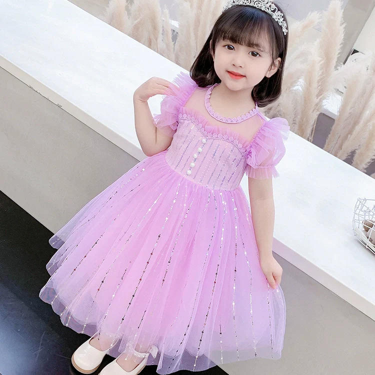 Children's Ice and Snow Dress High-End Dress - Image 2