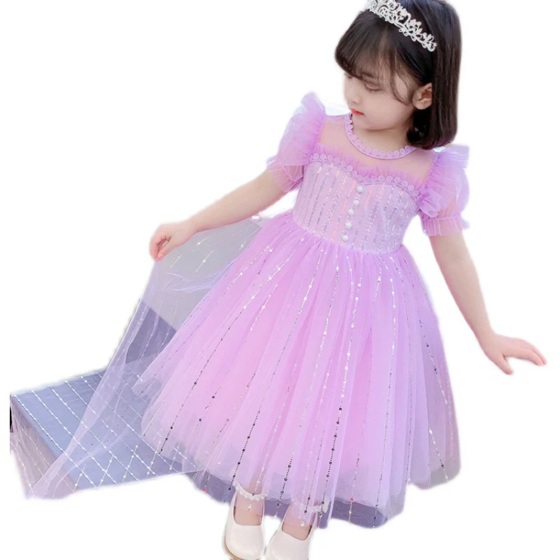 Children's Ice and Snow Dress High-End Dress - Image 4