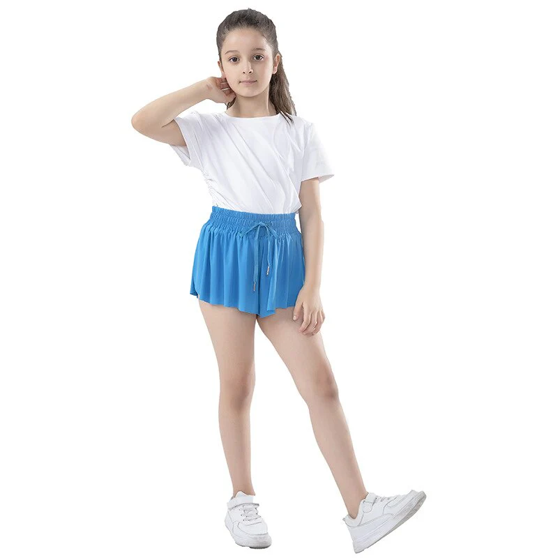 Children's Shorts 2023 New Running Tennis Short for Kids Girls Skirt-shorts Trouser Teenager Pocket Sports Pants Clothing - Image 9