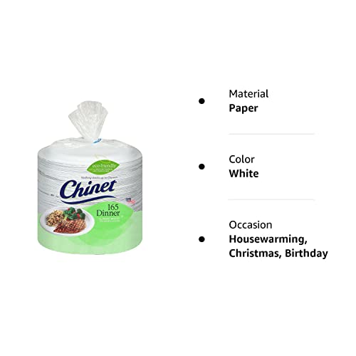 Chinet Chinet 10 3/8" Paper Dinner Plates (165Count),, () - Image 2