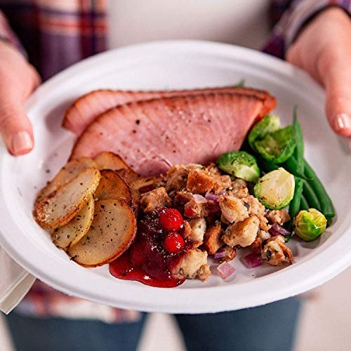 Chinet Classic White Paper Dinner Plates, 10 3/8 Inch, 165 Count, Whitish Brown (CHINET165DINER) - Image 4