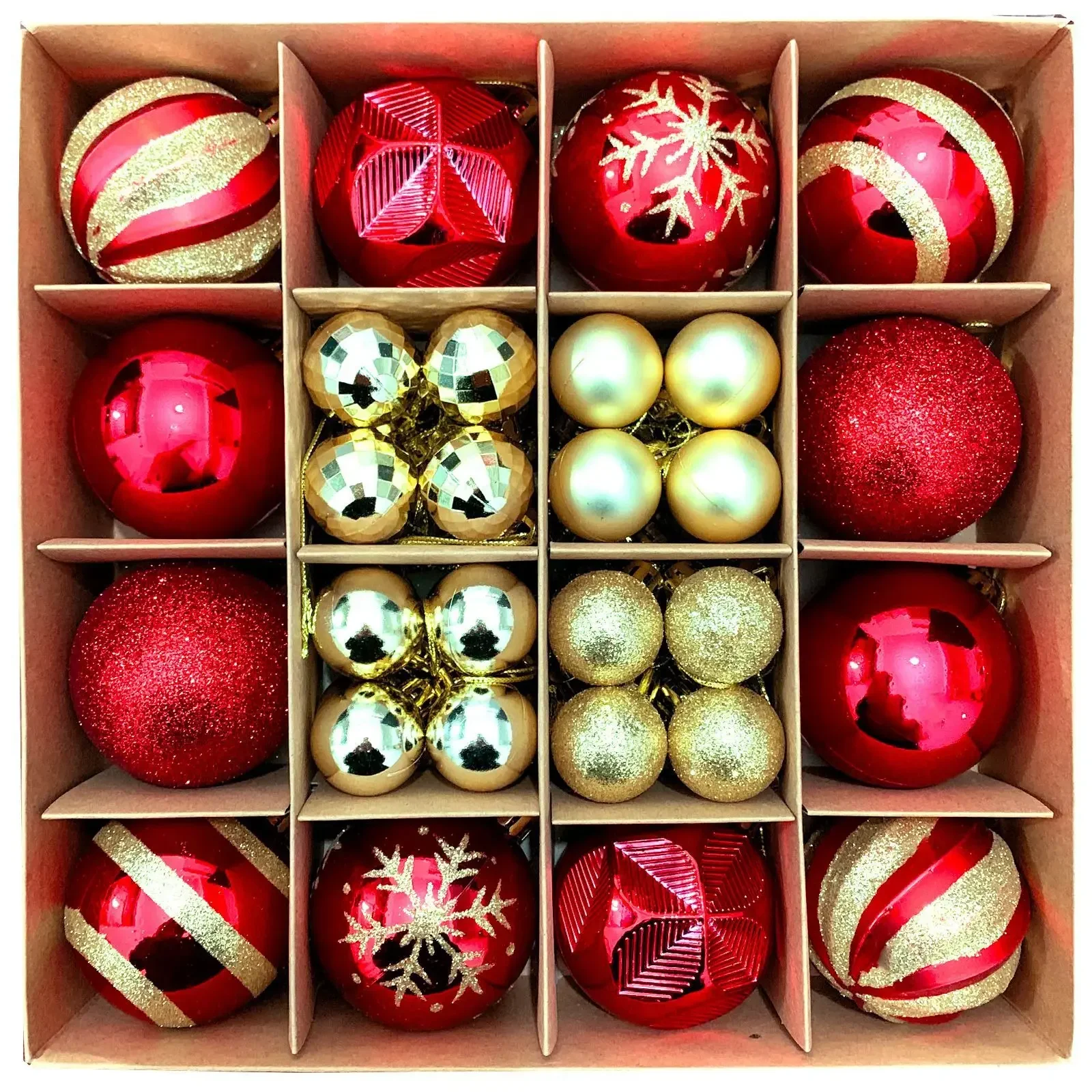 Christmas decoration 6cm electroplated plastic ball special-shaped painted Christmas ball gift Christmas tree pendant - Image 16