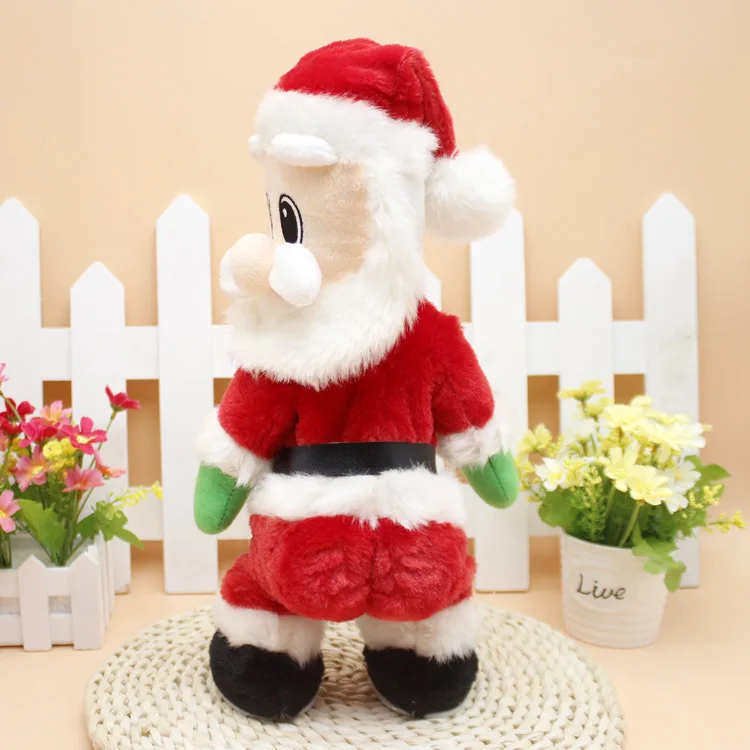 Christmas electric Santa Claus toys, dynamic hip shaking music, electric doll toys, Christmas decorations Christmas - Image 3