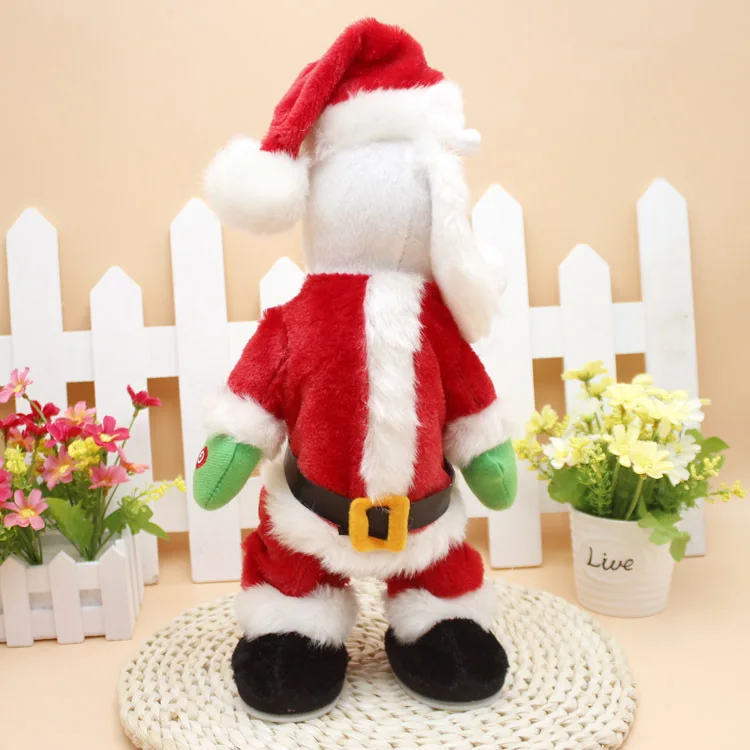 Christmas electric Santa Claus toys, dynamic hip shaking music, electric doll toys, Christmas decorations Christmas - Image 4