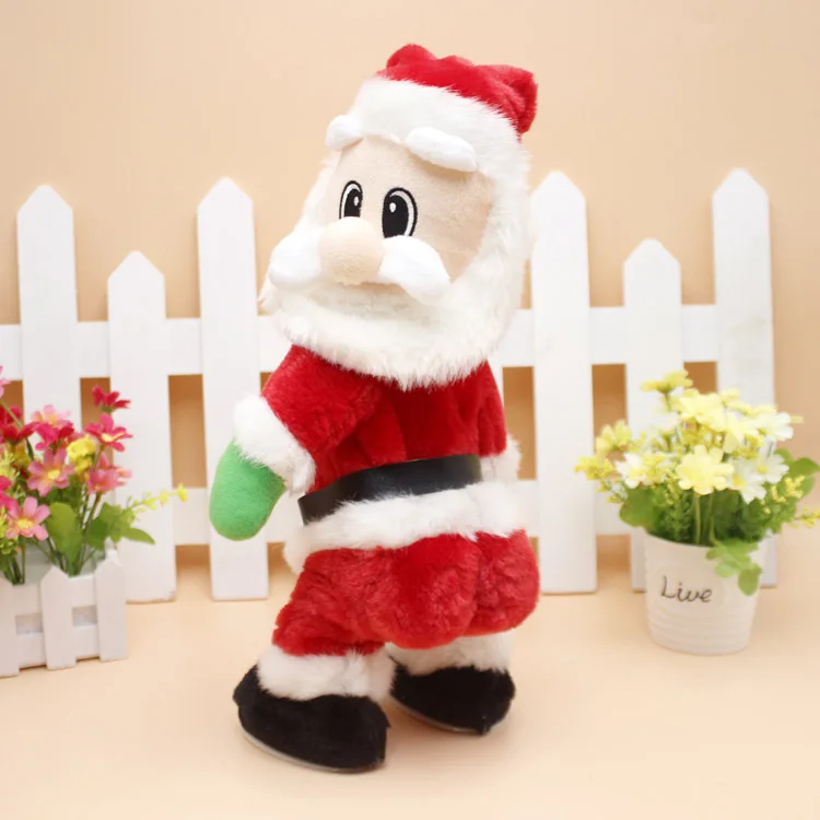 Christmas electric Santa Claus toys, dynamic hip shaking music, electric doll toys, Christmas decorations Christmas - Image 6