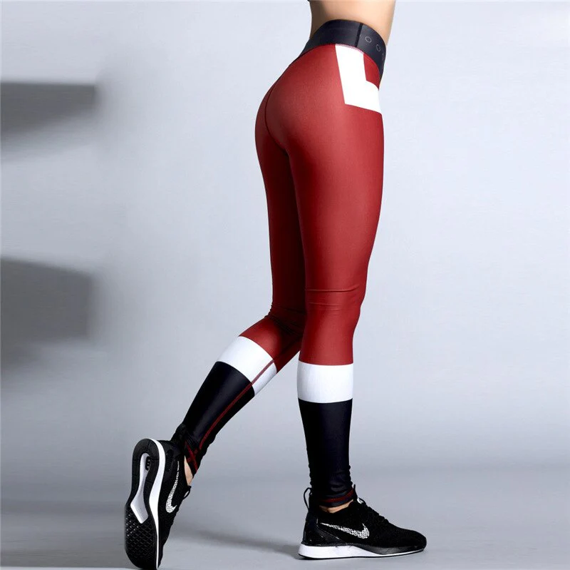 Christmas Leggings Women Sexy High Waist Skinny Leggins Fitness Legging Ladies Printed Workout Leggings Stretch Trousers Pants - Image 3