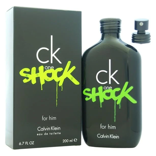 CK One Shock Cologne for Man Eau De Toilette Spray 6.7 oz - Image 2