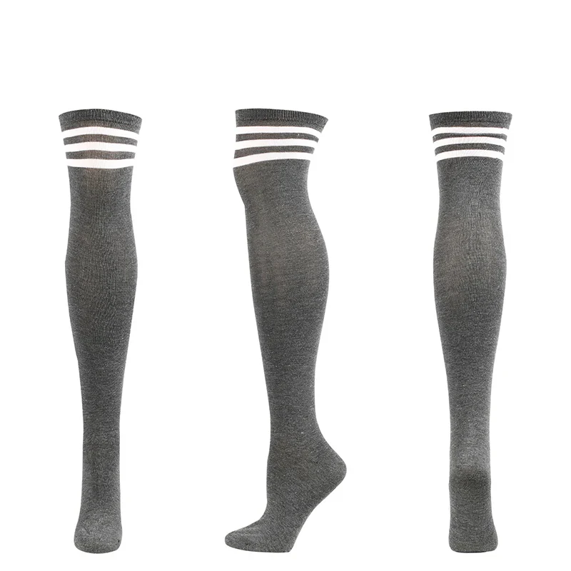 Classic wild stripes Fashion Three Bars Knee Socks Dance Pantyhose Stockings Breathable College style High-Top Women's Socks - Image 6