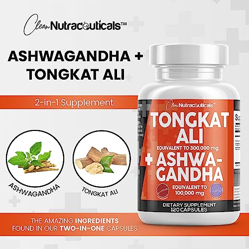 Clean Nutraceuticals Shilajit Supplement 10,000mg with Sea Moss 6000mg, Ashwagandha 6000mg, Tongkat Ali, Boron, Magnesium - Fulvic Acid Capsules for Men - 90 Count - Image 5