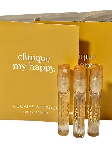Clinique My Happy Cookies & Kisses Eau de Parfum Sample Vial 0.05 fl oz / 1.5 ml - 3 piece set - Image 5