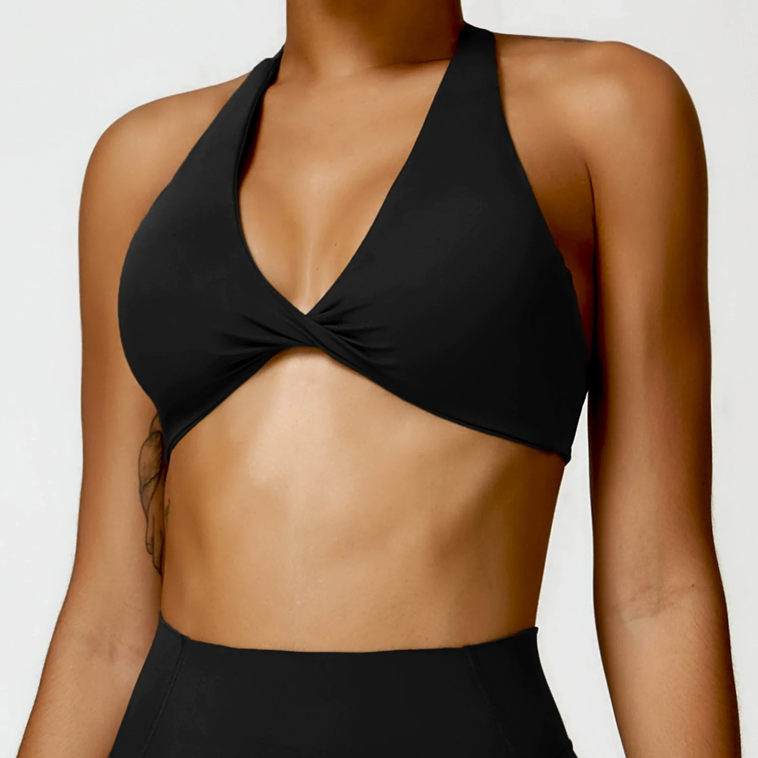 Cloud Sense Halterneck Backless Bra Outdoor Sports Yoga - Image 8