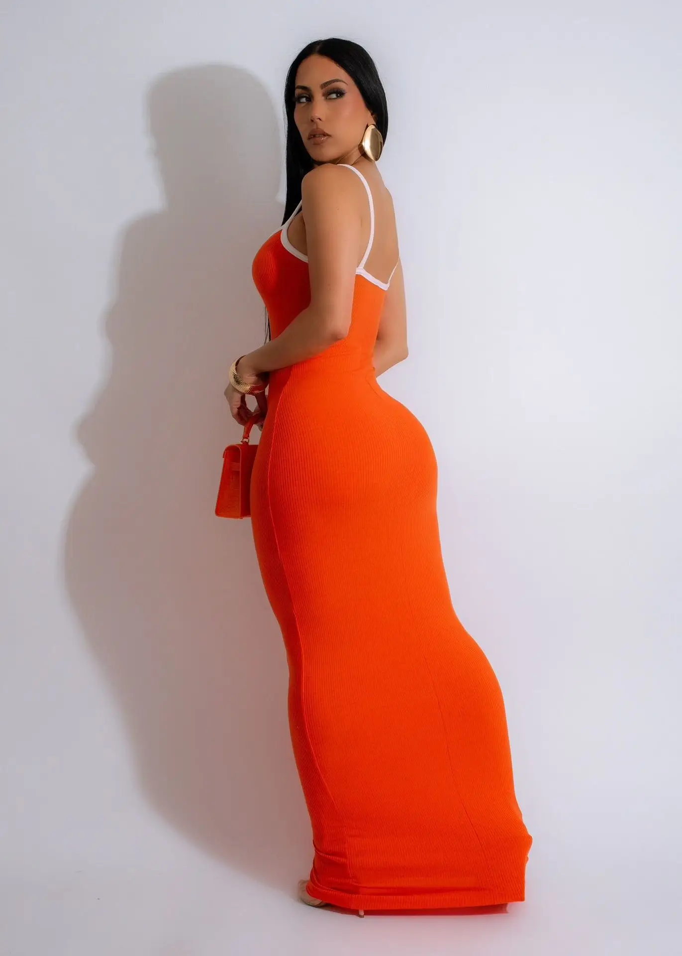 CM.YAYA Women Sleeveless Strapless Long Maxi Dress 2024 Summer Streetwear Beach Evening Sexy Night Club Party Dresses Vestidos - Image 5