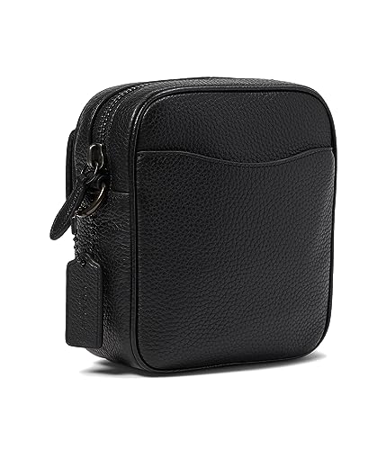 Coach Mens Beck Crossbody in Pebble Leather, Black - Image 4
