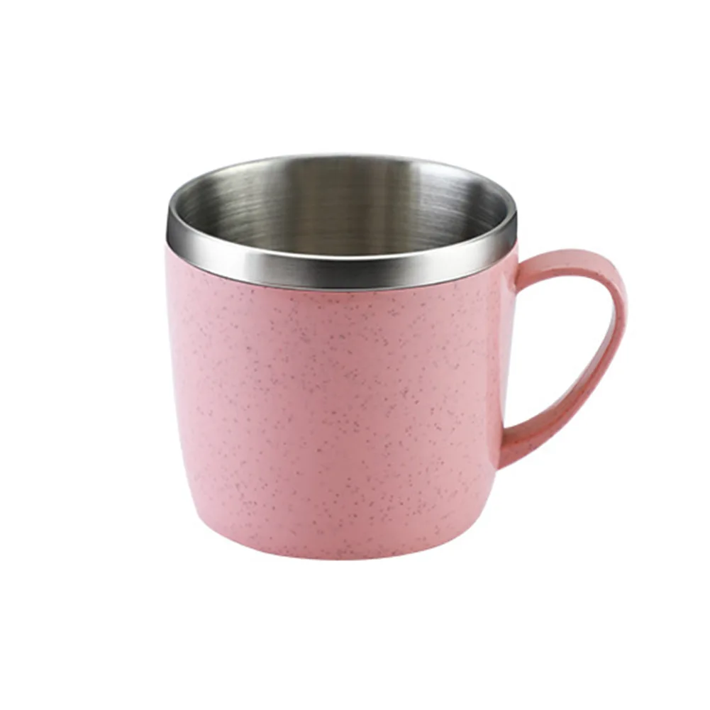 Coffee Mugs Stainless Steel Cup Anti-scalding Double-layer For Children Insulated Cup Milk Tea Water Bottle Shatterproof - Image 7