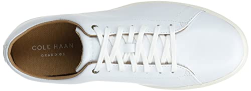 Cole Haan Men's Grand Crosscourt II Sneaker, White Leather, 11 - Image 4