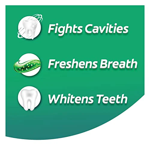 Colgate Max Fresh Whitening Toothpaste with Mini Strips, Clean Mint Toothpaste for Bad Breath, Helps Fight Cavities, Whitens Teeth, and Freshens Breath, 6.3 Ounce (Pack of 4) - Image 8