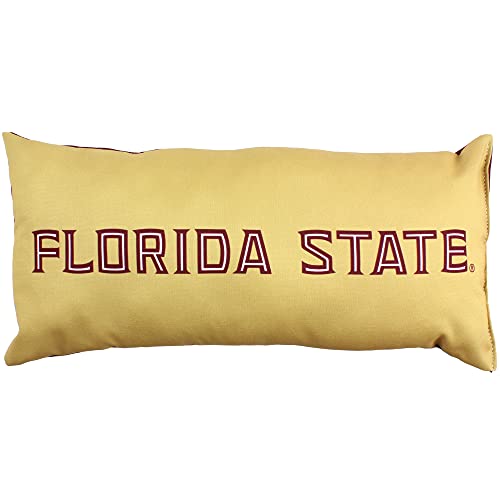 College Covers Solid Color Bolster Travel Pillow, 1 Count (Pack of 1), Florida State Seminoles - Image 4