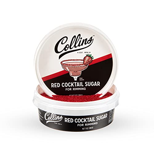 Collins Consumables Collins Red, Enhance Daiquiris, Cosmopolitans, Margaritas, Drinks, Glass Rimming Sugar for Cocktails, 7 Ounce (Pack of 1) - Image 2