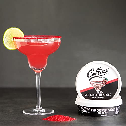 Collins Consumables Collins Red, Enhance Daiquiris, Cosmopolitans, Margaritas, Drinks, Glass Rimming Sugar for Cocktails, 7 Ounce (Pack of 1) - Image 3