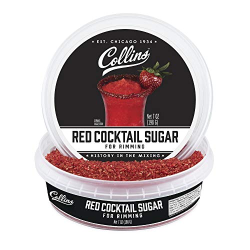 Collins Consumables Collins Red, Enhance Daiquiris, Cosmopolitans, Margaritas, Drinks, Glass Rimming Sugar for Cocktails, 7 Ounce (Pack of 1) - Image 4