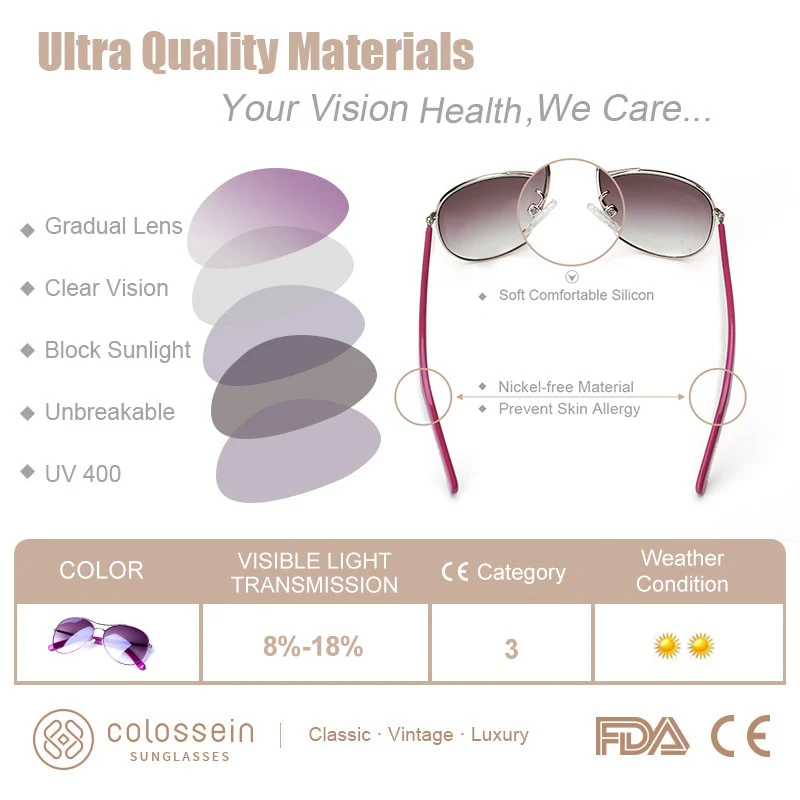 COLOSSEIN Sunglasses Women Fashion Vintage Retro Fishing Females Sun Glasses UV400 For Men Outdoor Eyewear Oculos Gafas De Sol - Image 7