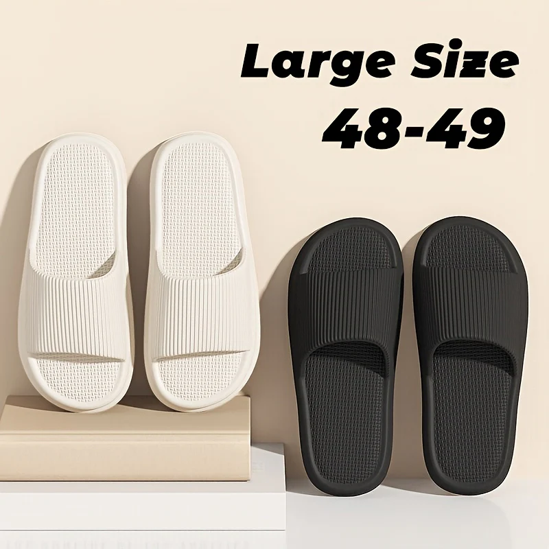 Comfortable EVA Soft Soled Slippers, Non-slip Couple Indoor Home Shower Sandals for Men and Women, Easy to Clean Flip Flops - Image 5