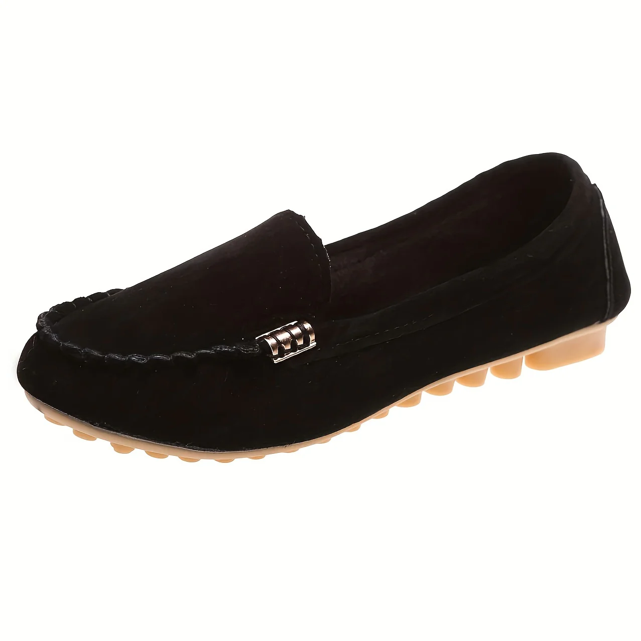 [Comfortable Loafers] Comfortable Round Toe Loafers | Women's Solid Slip On Shoes, Women's Footwear - Image 19