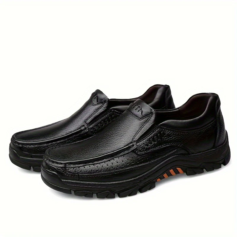 Comfortable Men's Loafers - Lightweight, Breathable, Slip-On Design for Business, Office, Spring, Summer, Autumn - Ideal for Middle-Aged Men's Footwear with Easy Walking Experience - Image 7