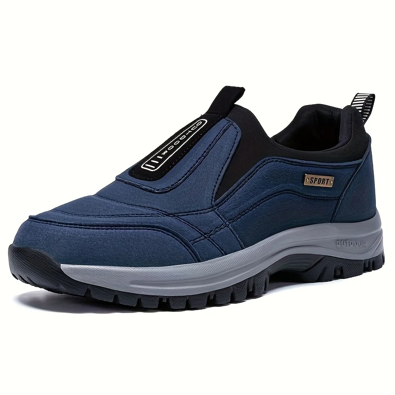 [Comfortable Men's Shoes] Breathable And Comfortable Spring And Summer Men's Casual Shoes | One Foot On Black/blue New Products Selling Well - Image 3