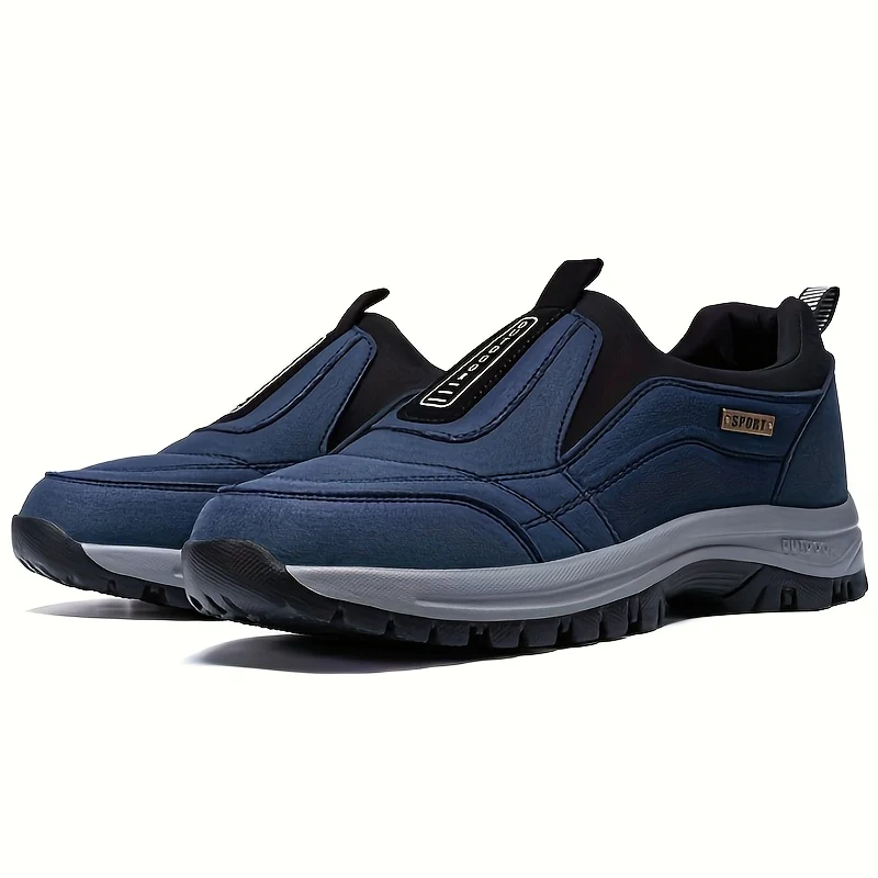 [Comfortable Men's Shoes] Breathable And Comfortable Spring And Summer Men's Casual Shoes | One Foot On Black/blue New Products Selling Well - Image 4