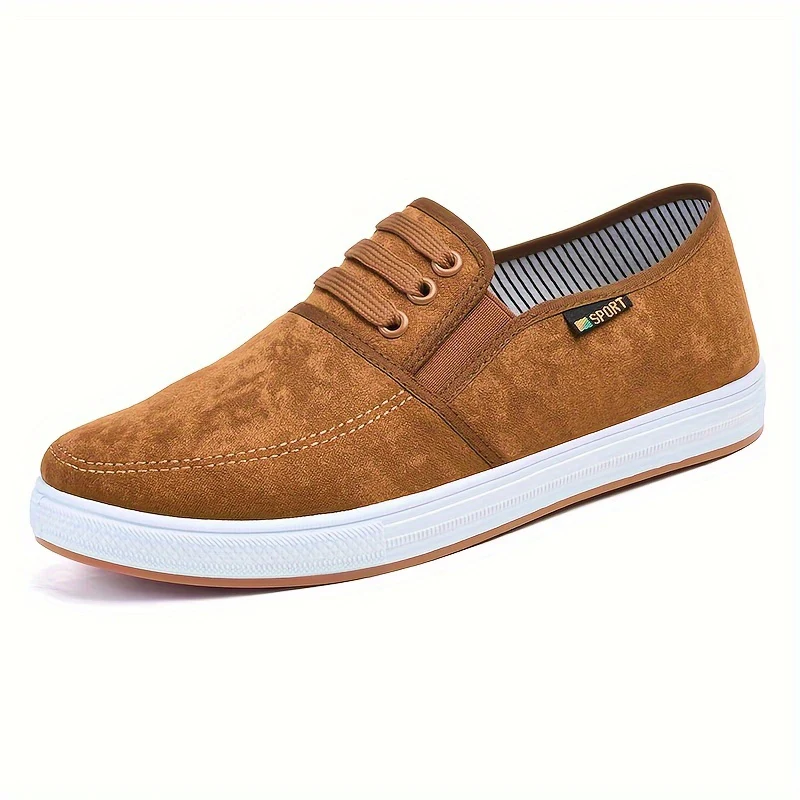 Comfy Tai Chi Kung Fu Slip-On Shoes - Men's Canvas Shoes with Non-Slip Durable Rubber Sole, Breathable Canvas Upper, and Soft Insoles for Comfortable Walking and Martial Arts Training - Ideal for Men's Footwear and Fitness En - Image 6
