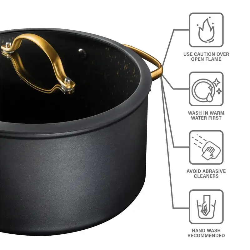Cookware & Bakeware, Gold, 28-Pieces Set - Image 4